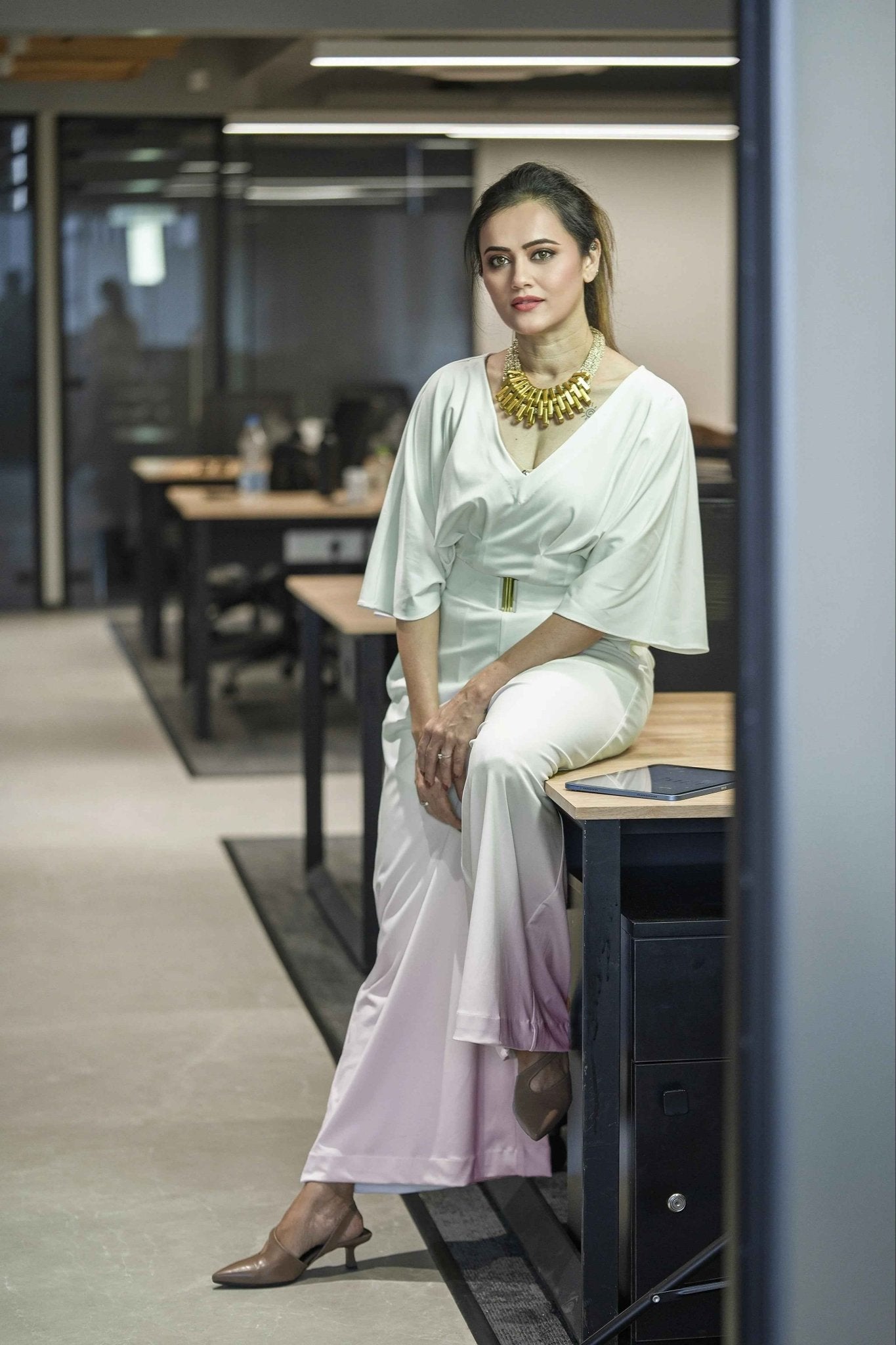 Mint to Blush: A Dream in Ombré Jumpsuit"